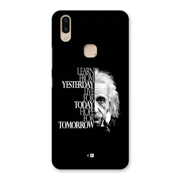 Learn From Yesterday Back Case for Vivo V9 Youth