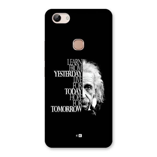 Learn From Yesterday Back Case for Vivo Y83