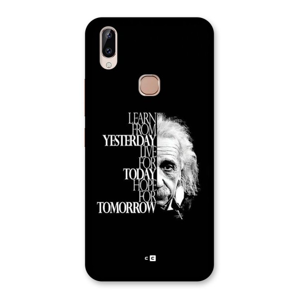 Learn From Yesterday Back Case for Vivo Y83 Pro