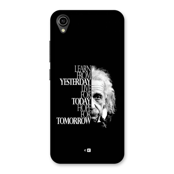 Learn From Yesterday Back Case for Vivo Y90
