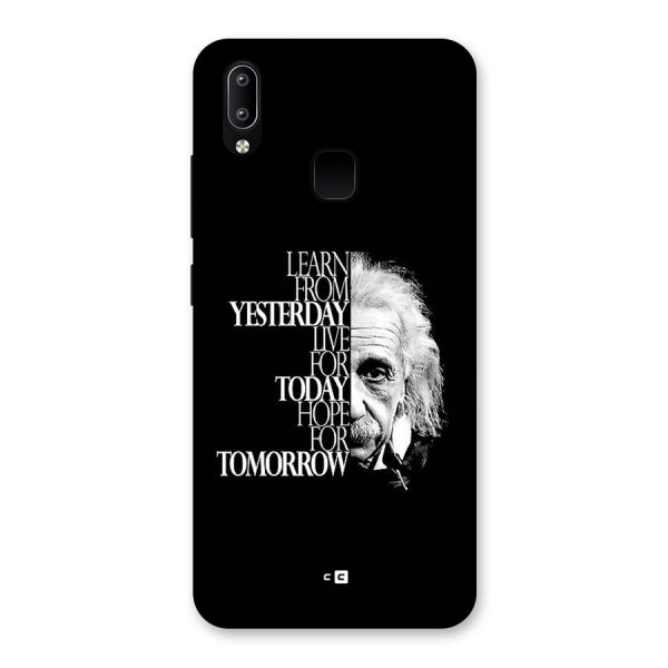 Learn From Yesterday Back Case for Vivo Y95