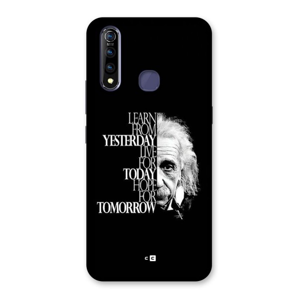 Learn From Yesterday Back Case for Vivo Z1 Pro