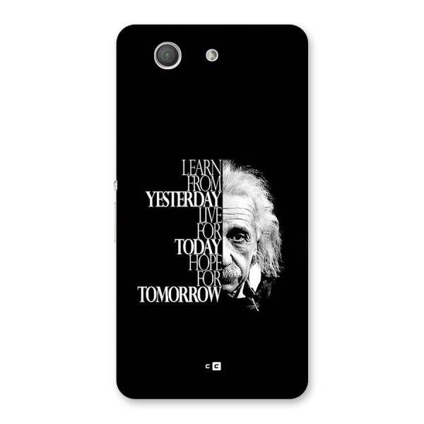Learn From Yesterday Back Case for Xperia Z3 Compact