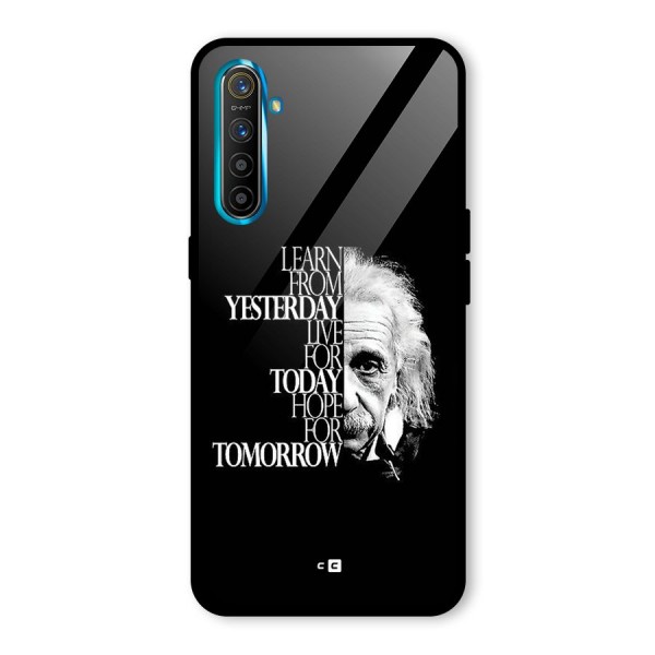 Learn From Yesterday Glass Back Case for Realme X2