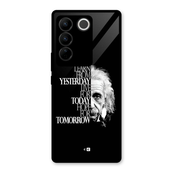 Learn From Yesterday Glass Back Case for Vivo V27