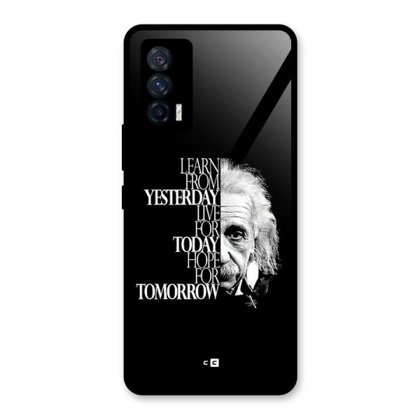 Learn From Yesterday Glass Back Case for Vivo iQOO 7 5G