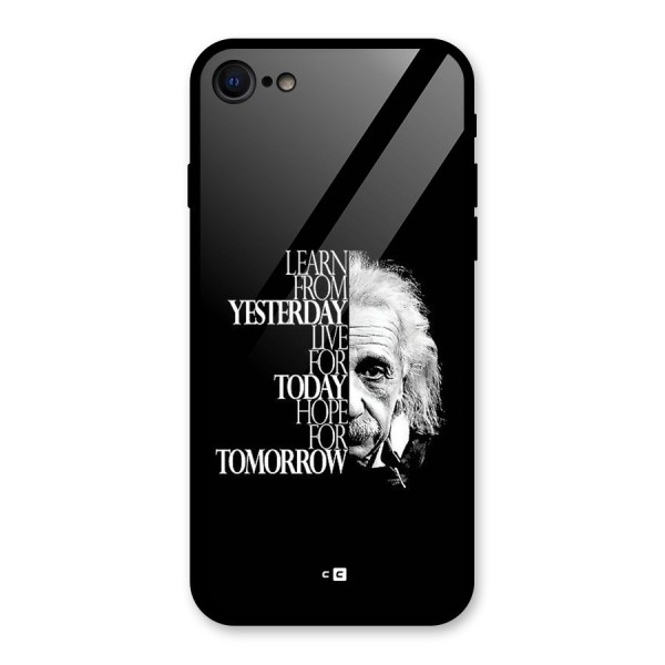 Learn From Yesterday Glass Back Case for iPhone 7