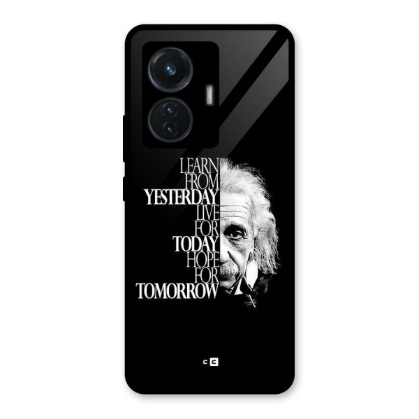 Learn From Yesterday Glass Back Case for iQOO Z6 44W