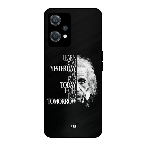 Learn From Yesterday Metal Back Case for OnePlus Nord CE 2 Lite 5G