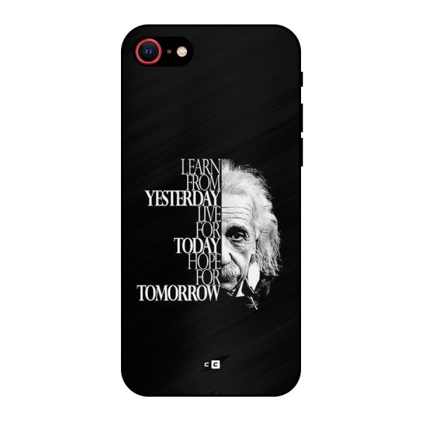 Learn From Yesterday Metal Back Case for iPhone SE 2022