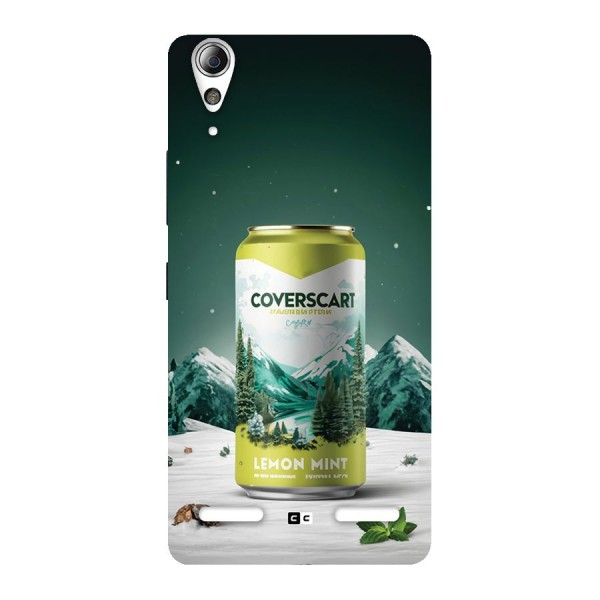 Lemon Mint Back Case for Lenovo A6000 Plus