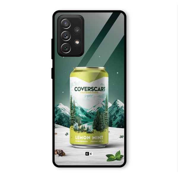 Lemon Mint Glass Back Case for Galaxy A72