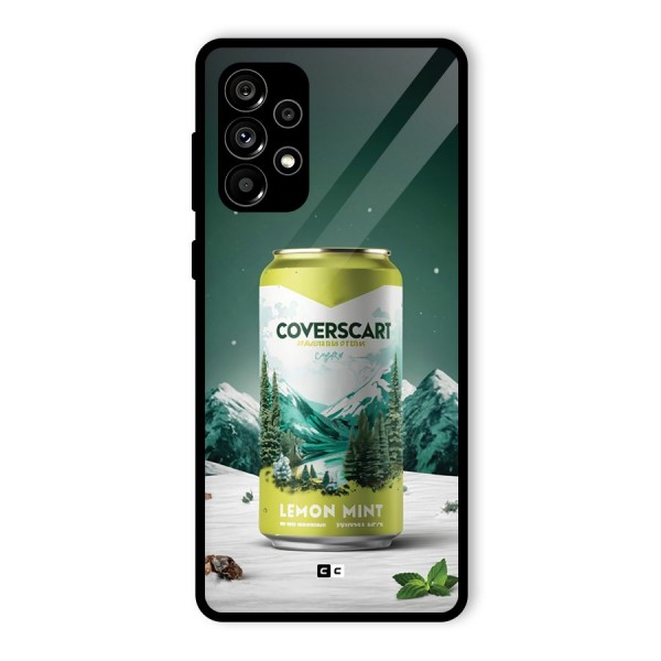 Lemon Mint Glass Back Case for Galaxy A73 5G