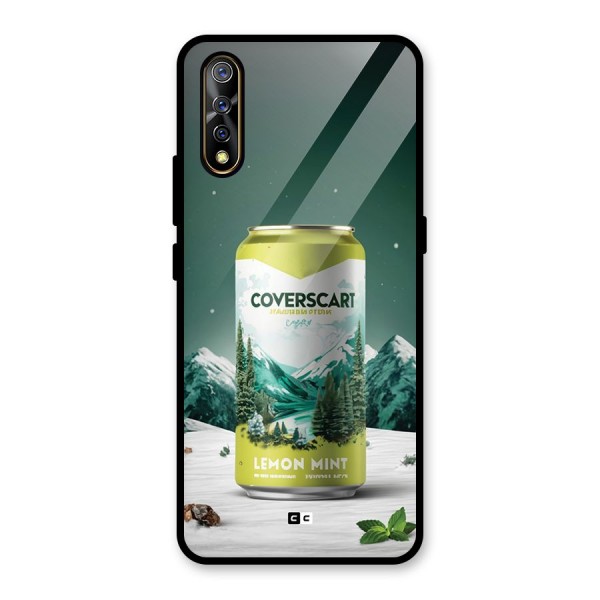 Lemon Mint Glass Back Case for Vivo S1
