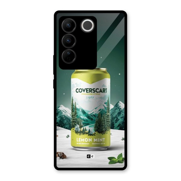 Lemon Mint Glass Back Case for Vivo V27