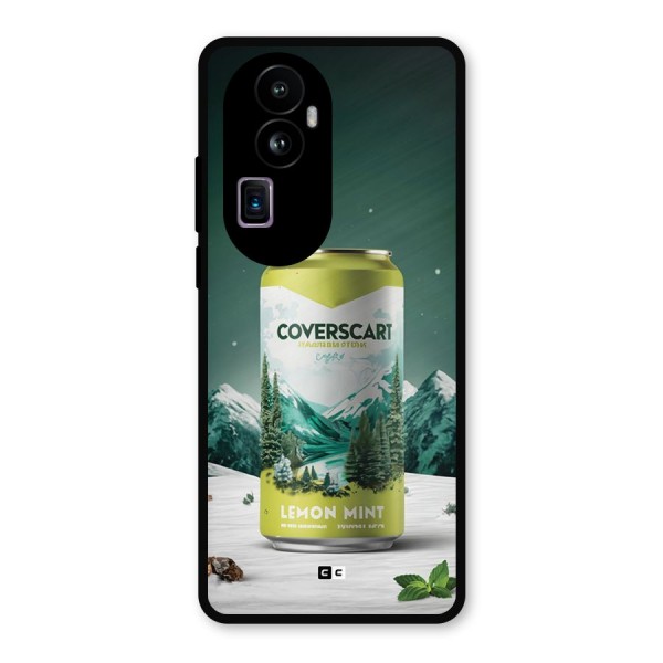 Lemon Mint Metal Back Case for Oppo Reno10 Pro Plus