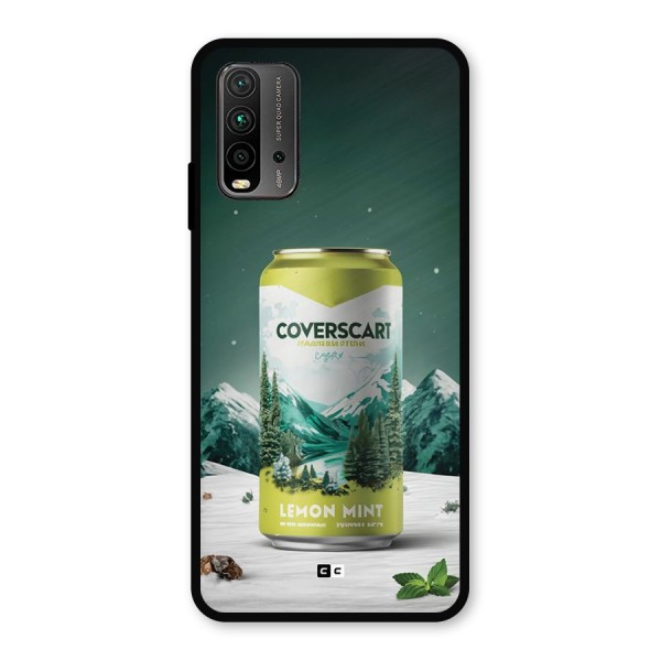 Lemon Mint Metal Back Case for Redmi 9 Power