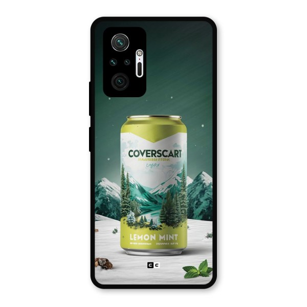Lemon Mint Metal Back Case for Redmi Note 10 Pro