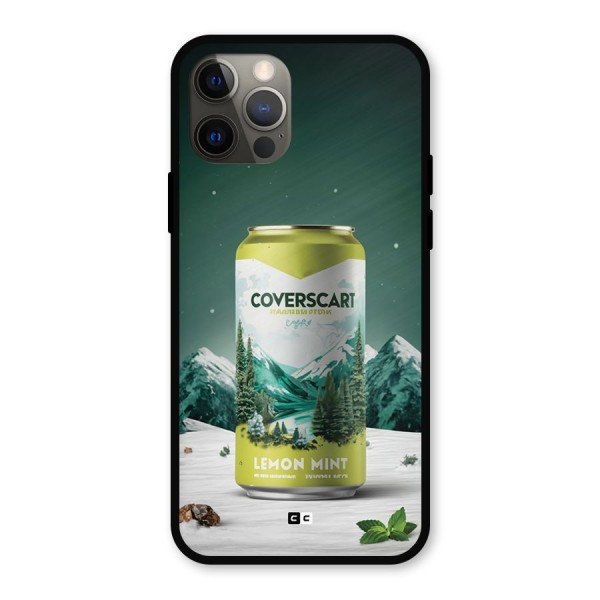 Lemon Mint Metal Back Case for iPhone 12 Pro