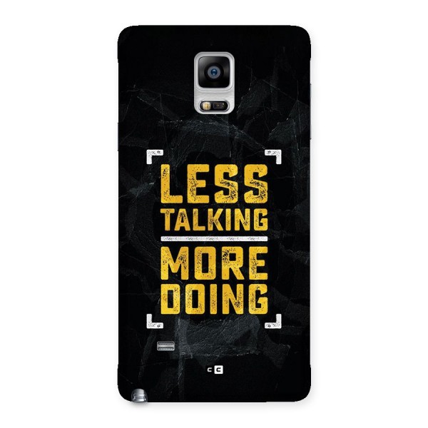 Less Talking Back Case for Galaxy Note 4