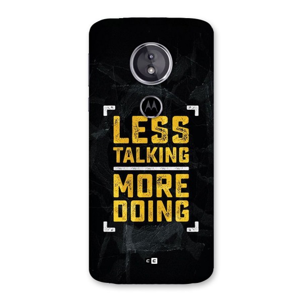 Less Talking Back Case for Moto E5