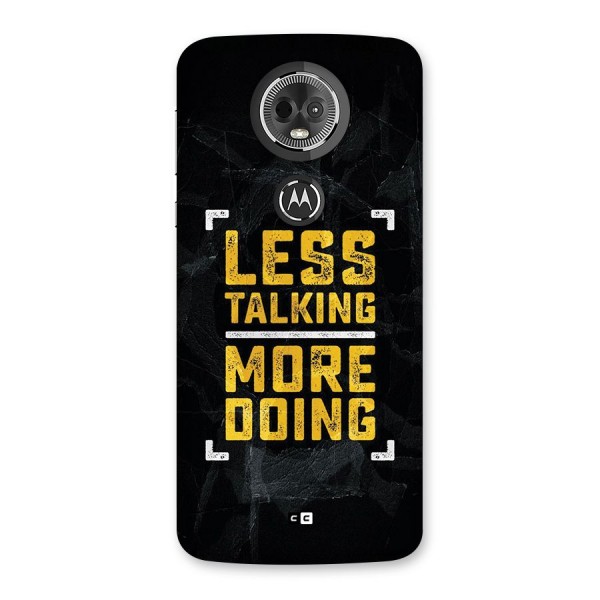 Less Talking Back Case for Moto E5 Plus