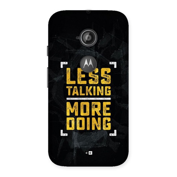 Less Talking Back Case for Moto E 2nd Gen