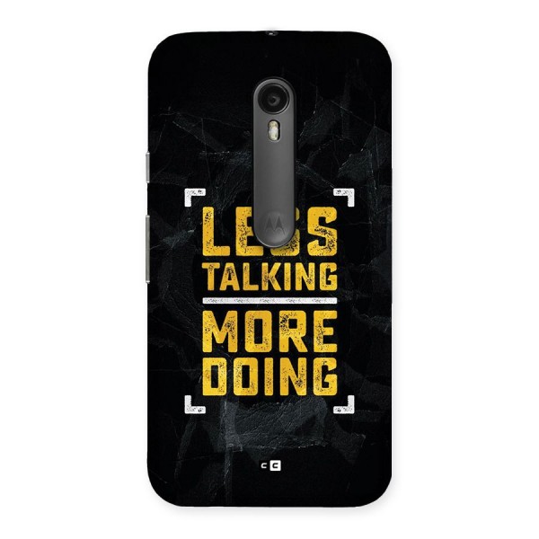 Less Talking Back Case for Moto G3