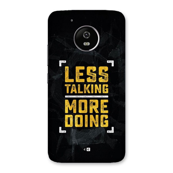 Less Talking Back Case for Moto G5