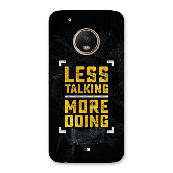 Less Talking Back Case for Moto G5 Plus