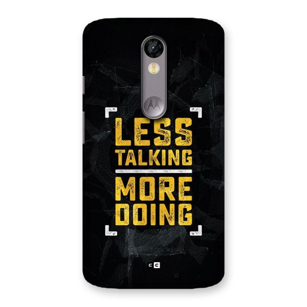 Less Talking Back Case for Moto X Force