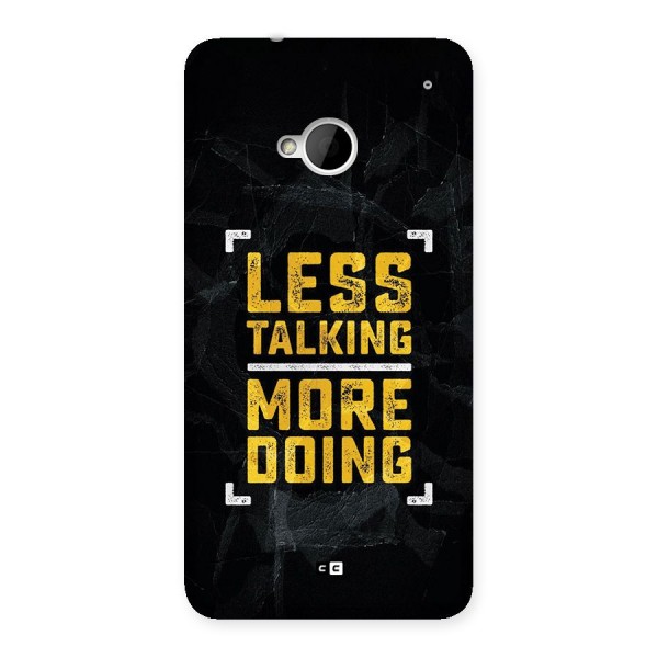 Less Talking Back Case for One M7 (Single Sim)