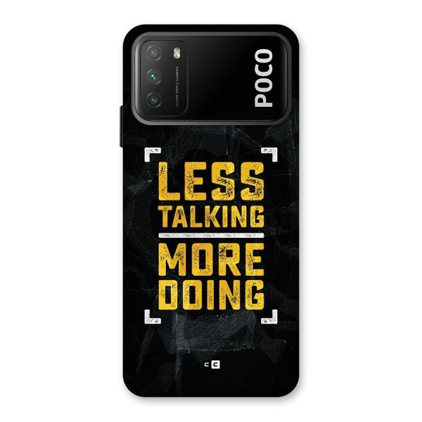 Less Talking Back Case for Poco M3