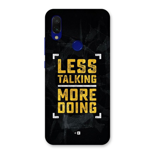 Less Talking Back Case for Redmi 7