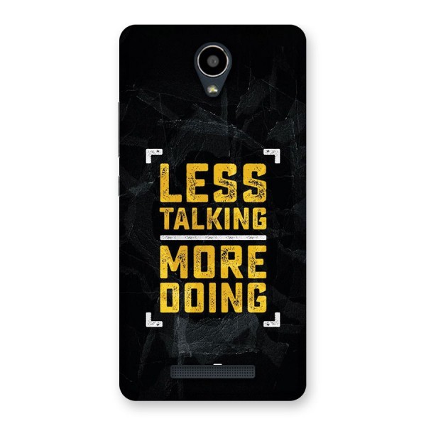 Less Talking Back Case for Redmi Note 2