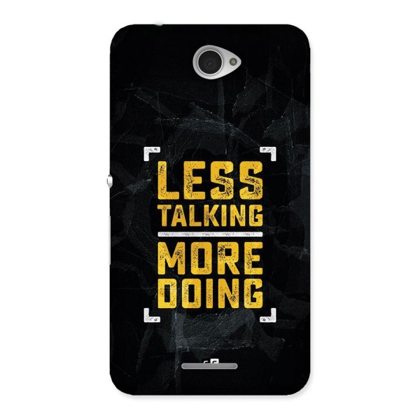 Less Talking Back Case for Xperia E4
