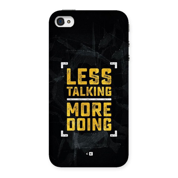 Less Talking Back Case for iPhone 4 4s
