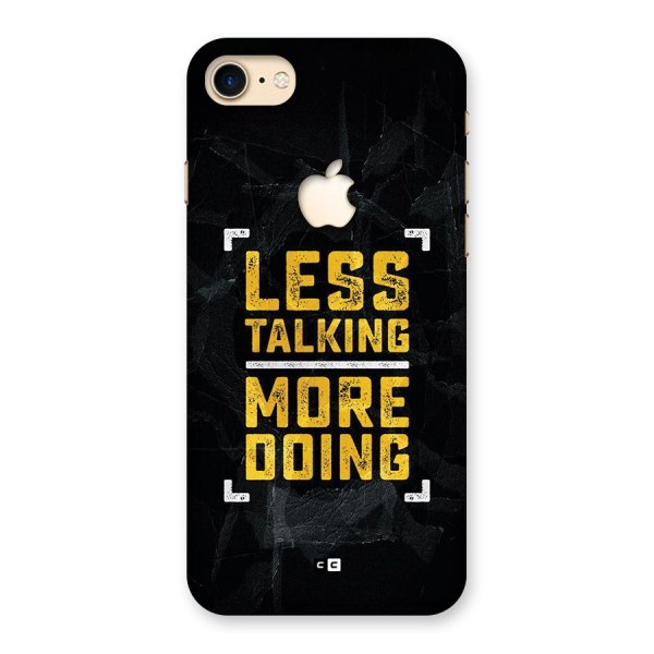 Less Talking Back Case for iPhone 7 Apple Cut