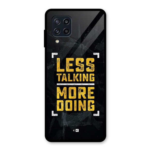 Less Talking Glass Back Case for Galaxy M32