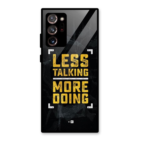 Less Talking Glass Back Case for Galaxy Note 20 Ultra 5G