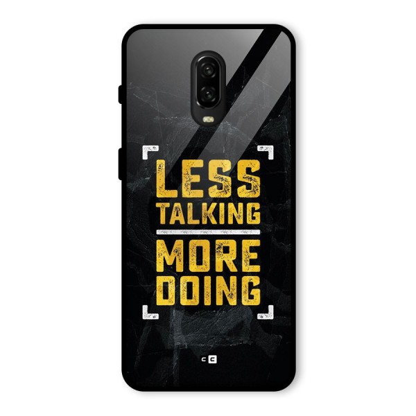 Less Talking Glass Back Case for OnePlus 6T