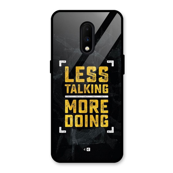 Less Talking Glass Back Case for OnePlus 7