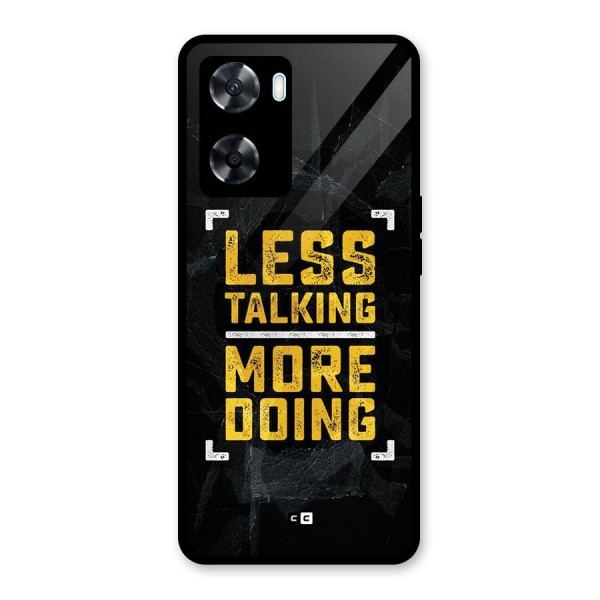 Less Talking Glass Back Case for Oppo A77