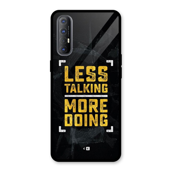Less Talking Glass Back Case for Oppo Reno3 Pro