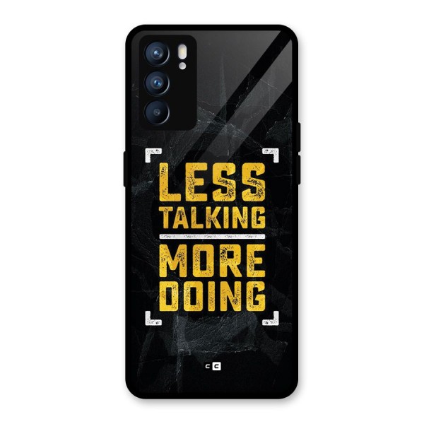 Less Talking Glass Back Case for Oppo Reno6 5G