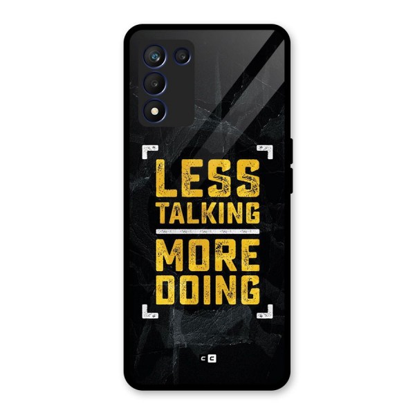 Less Talking Glass Back Case for Realme 9 5G Speed