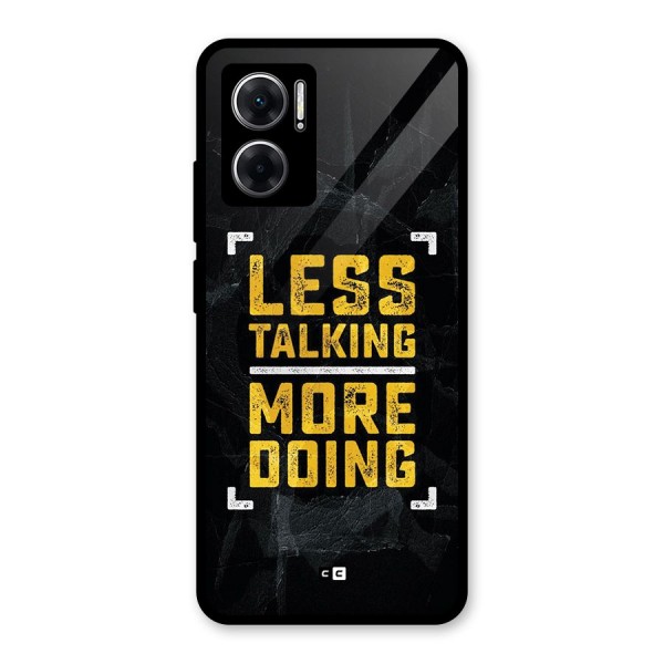 Less Talking Glass Back Case for Redmi 11 Prime 5G