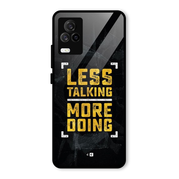 Less Talking Glass Back Case for Vivo iQOO 7 Legend 5G