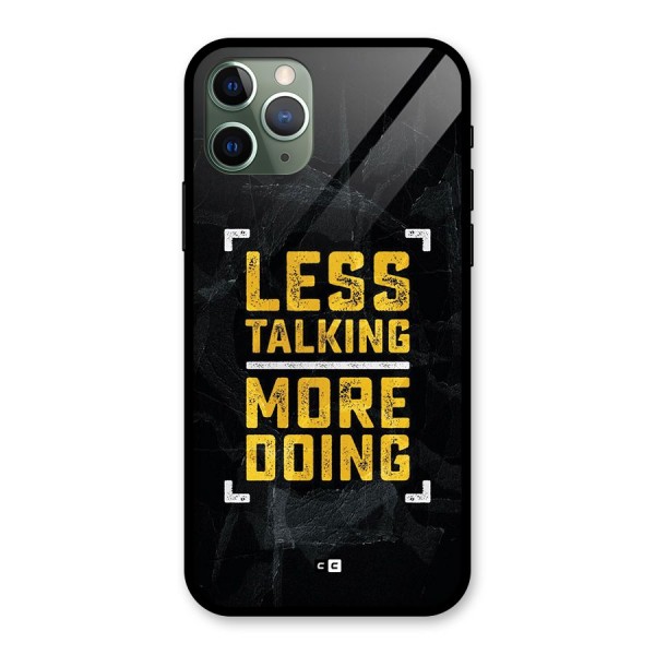 Less Talking Glass Back Case for iPhone 11 Pro