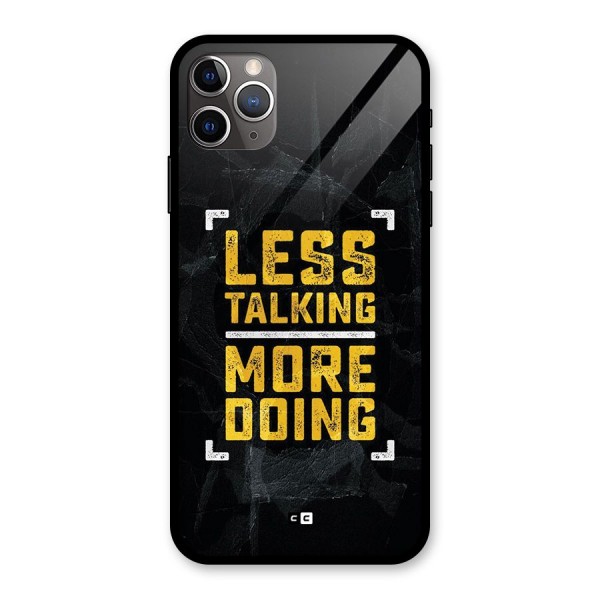 Less Talking Glass Back Case for iPhone 11 Pro Max